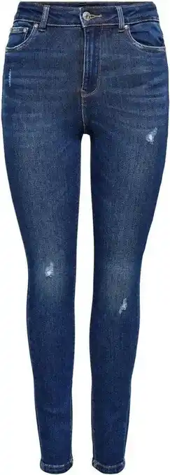 Bol.com Only Mila Life High Waist Dames Skinny Jeans - Maat W29 X L30 aanbieding