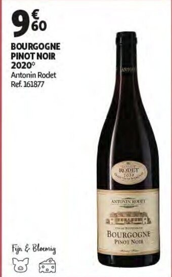 Auchan Bourgogne Pinot Noir 2020 aanbieding