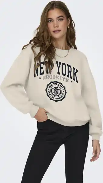 Bol.com ONLY ONLDREAMER OVERSIZE O-NECK SWT Dames Trui - Maat M aanbieding