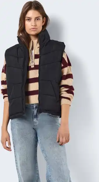 Bol.com NOISY MAY NMDALCON S/L SHORT VEST NOOS FWD Dames Gilet - Maat M aanbieding