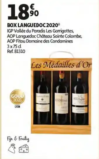 Auchan Box Languedoc 2020 aanbieding