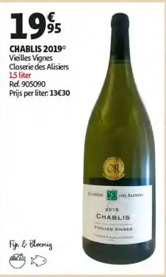 Auchan Chablis 2019 aanbieding