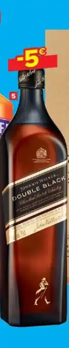 Carrefour Whiskey Johnnie Walker Double Black aanbieding