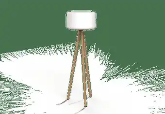 Brico Newgarden solar lampadaire Chloe blanc 140cm aanbieding