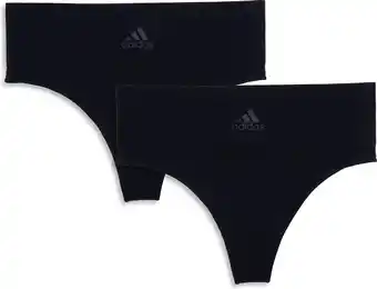 Bol.com Adidas Sport THONG (2PK) Dames Onderbroek - Maat XS aanbieding