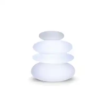 Brico Newgarden solar lampe Zen Balans blanc 70cm aanbieding
