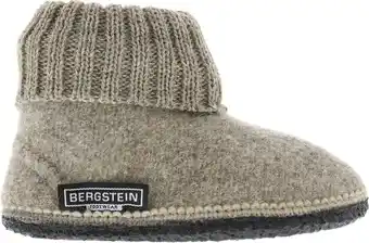 Bol.com Bergstein Cozy Sloffen Unisex Junior - Beige - Maat 22 aanbieding