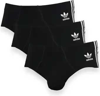 Bol.com Adidas Originals Brief (3PK) Heren Onderbroek - zwart - Maat XXL aanbieding