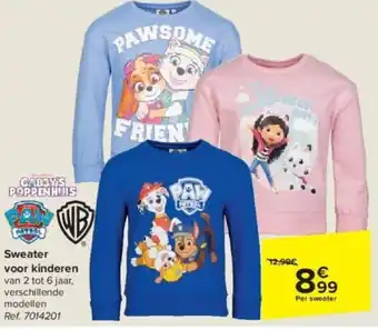 Carrefour Sweater voor kinderen aanbieding