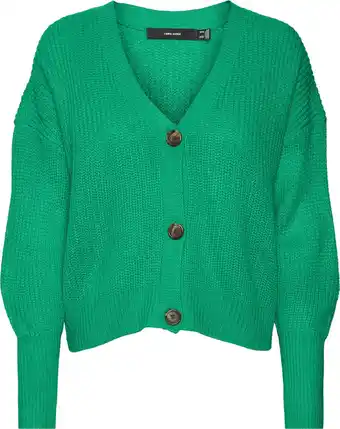 Bol.com VERO MODA VMLEA LS V-NECK CUFF CARDIGAN NOOS Dames Vest - Maat XL aanbieding