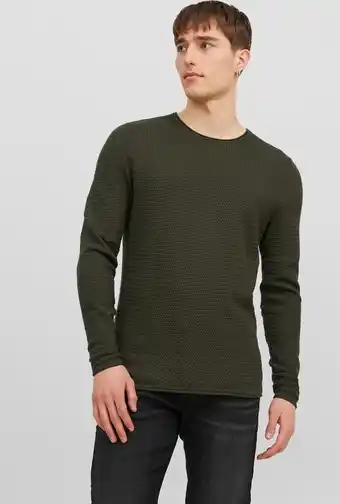 Bol.com JACK&JONES JPRBLUMIGUEL KNIT CREW NECK NOOS Heren Trui - Maat S aanbieding