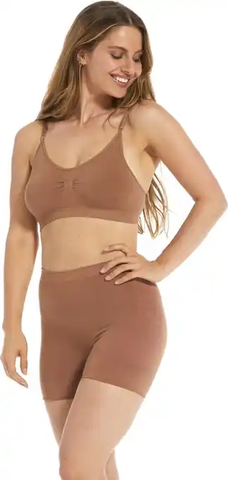 Bol.com MAGIC Bodyfashion Bamboo Comfort Bra with Spaghetti Straps Mocha Vrouwen - Maat S aanbieding