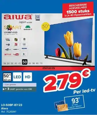 aiwa a LO-50BF-87/23 50" UHD 4K SMART TV 127cm