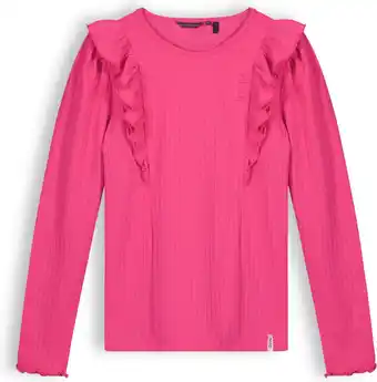 Bol.com NONO N309-5413 Meisjes T-shirt - Maat 110 aanbieding