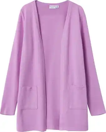 Bol.com NAME IT NKFVICTI LS KNIT CARD L NOOS Meisjes Vest - Maat 122/128 aanbieding