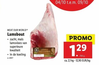 Lidl Lamsbout aanbieding