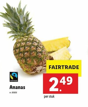 Lidl Ananas aanbieding