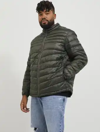 Bol.com JACK&JONES PLUS JJEHERO PUFFER COLLAR SN PLS Heren Jas - Maat EU4XL US2XL aanbieding