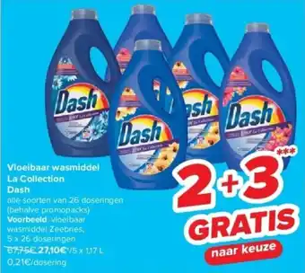 Carrefour Vloeibaar wasmiddel La Collection Dash aanbieding