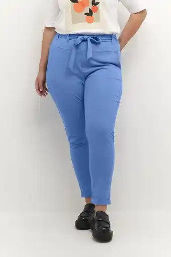 Bol.com Kaffe Curve KCjia Belt Pants Dames Broek - Maat 48 aanbieding