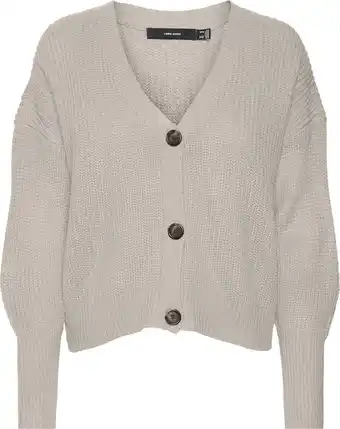 Bol.com VERO MODA VMLEA LS V-NECK CUFF CARDIGAN NOOS Dames Vest - Maat XL aanbieding