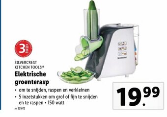 Lidl Elektrische groenterasp aanbieding