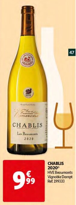 Auchan Chablis 2020 aanbieding