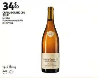 Auchan Chablis Grand Cru 2019 aanbieding