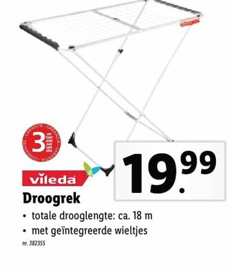 Lidl Droogrek aanbieding