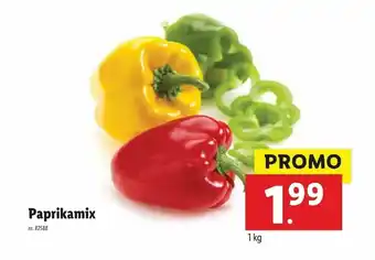 Lidl Paprikamix 1kg aanbieding