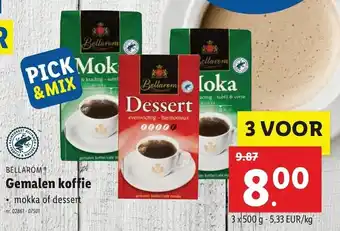 Lidl Gemalen koffie 3 x 500g aanbieding