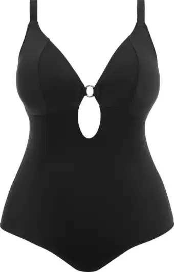 Bol.com Elomi Plain Sailing Non Wired Plunge Swimsuit Dames Badpak - Maat 95I (EU) aanbieding