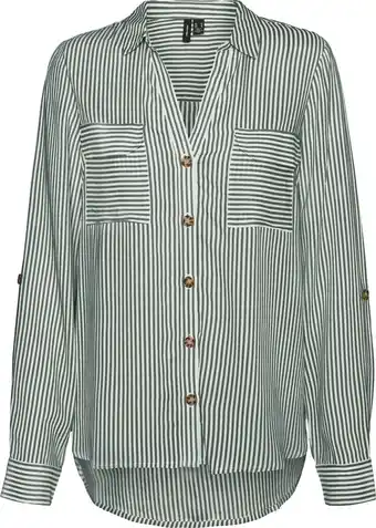 Bol.com VERO MODA VMBUMPY L/S SHIRT NEW WVN GA NOOS Dames Blouse - Maat L aanbieding