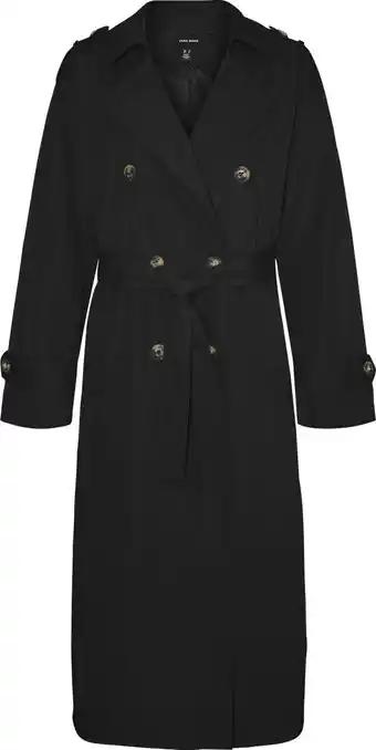 Bol.com VERO MODA VMCHLOE LONG TRENCHCOAT GA NOOS Dames Trenchcoat - Maat L aanbieding