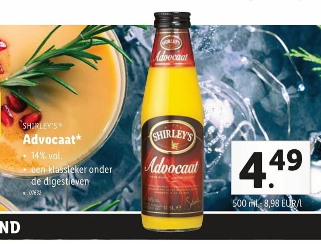 Advocaat 500ml promotie bij Lidl