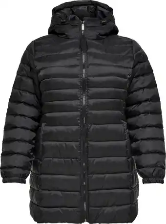 Bol.com ONLY CARMAKOMA CARNEW TAHOE QUILTED HOOD COAT OTW Dames Jas - Maat L aanbieding