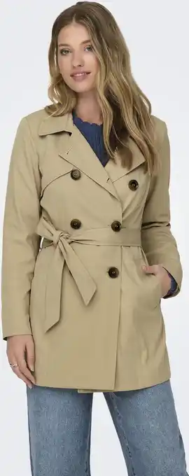 Bol.com ONLY ONLVALERIE TRENCHCOAT OTW NOOS Dames Jas - Maat M aanbieding
