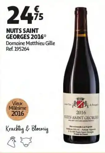 Auchan Nuits Saint Georges 2016 aanbieding