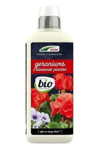 Brico Engrais liquide DCM geranium & plante fleurie bio 0,8l aanbieding