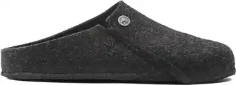 Bol.com Birkenstock Zermatt Pantoffels Anthracite Regular-fit | Zwart | Wolvilt | Maat 38 aanbieding