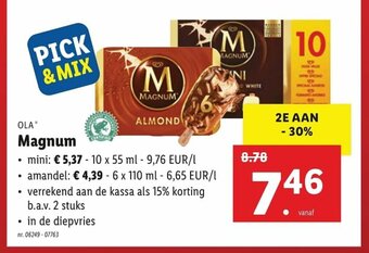 Lidl Magnum 10 x 55 ml aanbieding