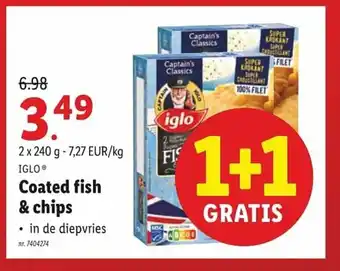 Lidl Coated Fish & Chips aanbieding