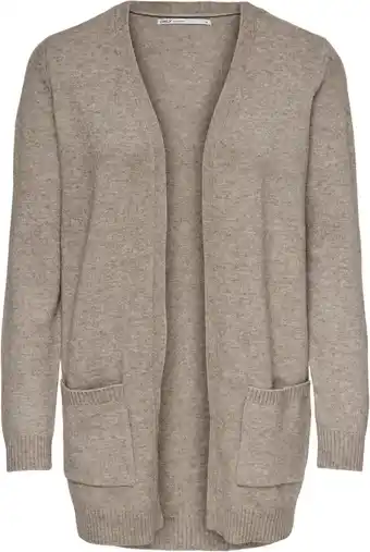 Bol.com ONLY ONLLESLY L/S OPEN CARDIGAN KNT NOOS Dames Vest - Maat L aanbieding