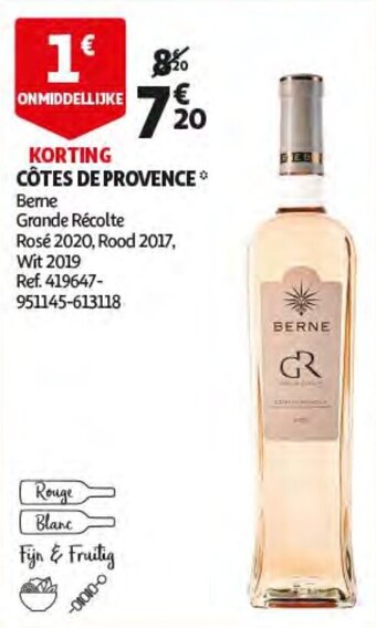 Auchan Cotes De Provence aanbieding