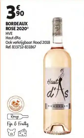 Auchan Bordeaux Rose 2020 aanbieding