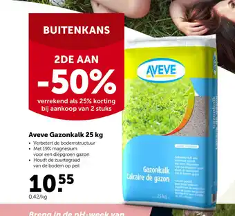 AVEVE Gazonkalk 25kg aanbieding