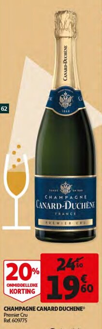 Auchan Champagne Canard Duchene aanbieding