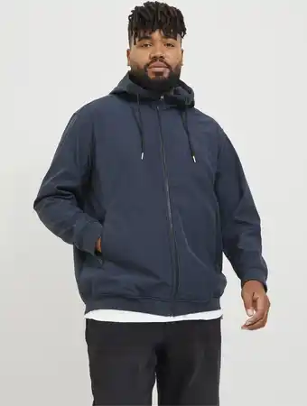 Bol.com JACK&JONES PLUS JJEBASIC SOFTSHELL HOOD NOOS PLS Heren Jas - Maat EU2XL US1L aanbieding