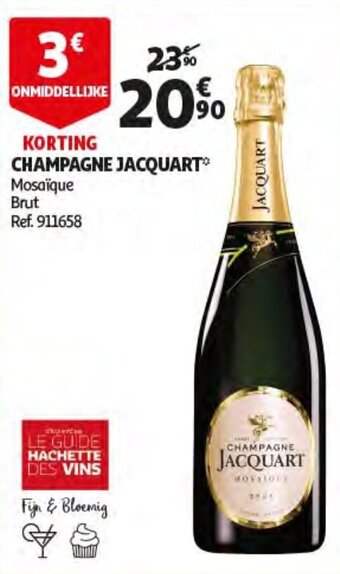Auchan Champagne Jacquart aanbieding