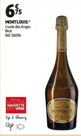 Auchan Montlouis Cuvée des Anges Brut aanbieding